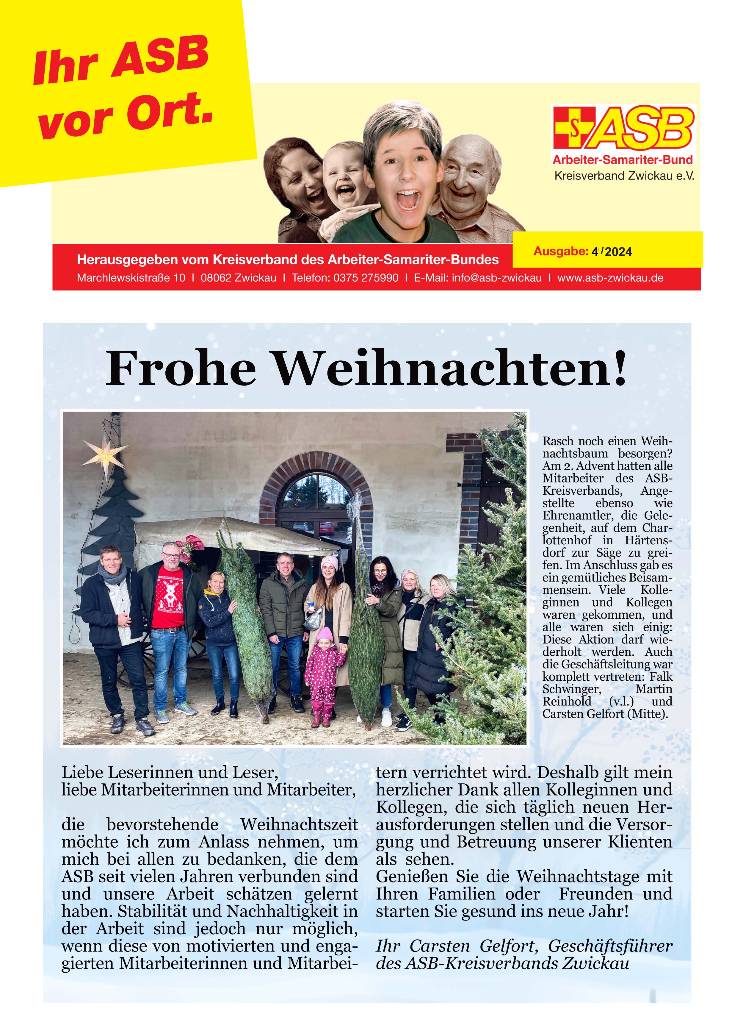 Ausgabe 4 der ASB-Zwickau-Zeitung