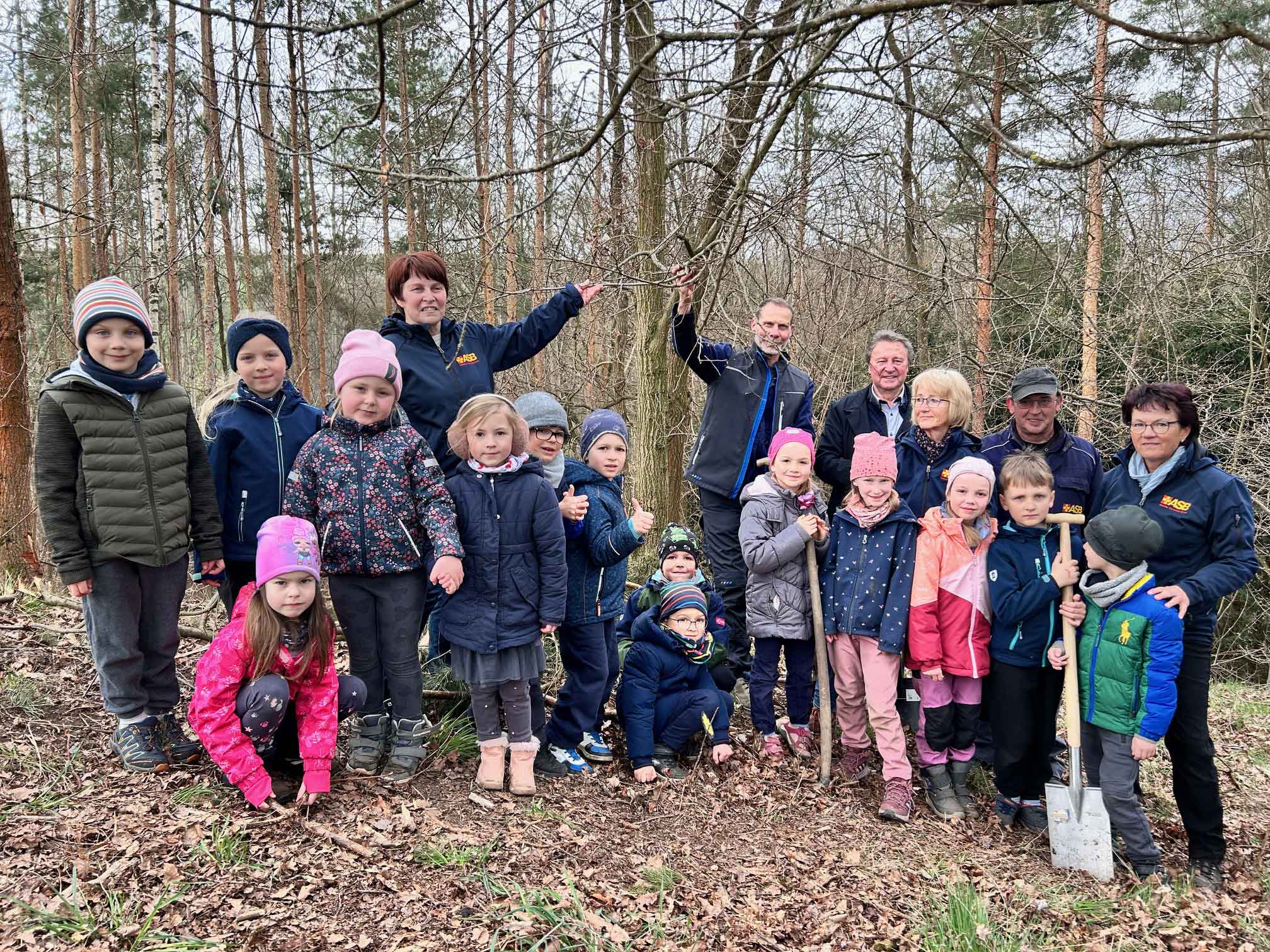Unsere Vorschüler forsten auf