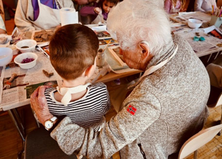 Unsere Vorschulkinder auf den „Tonspuren der Generationen“